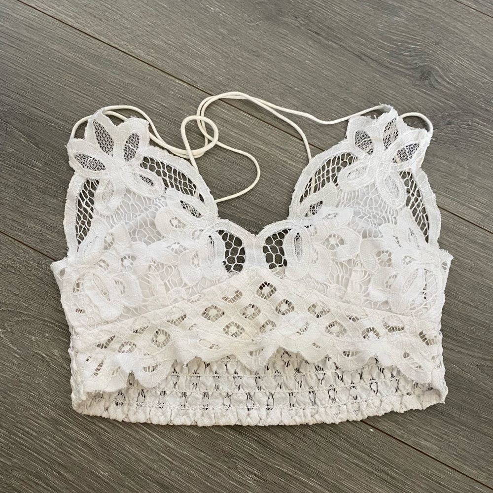 Free People Bralette in White
